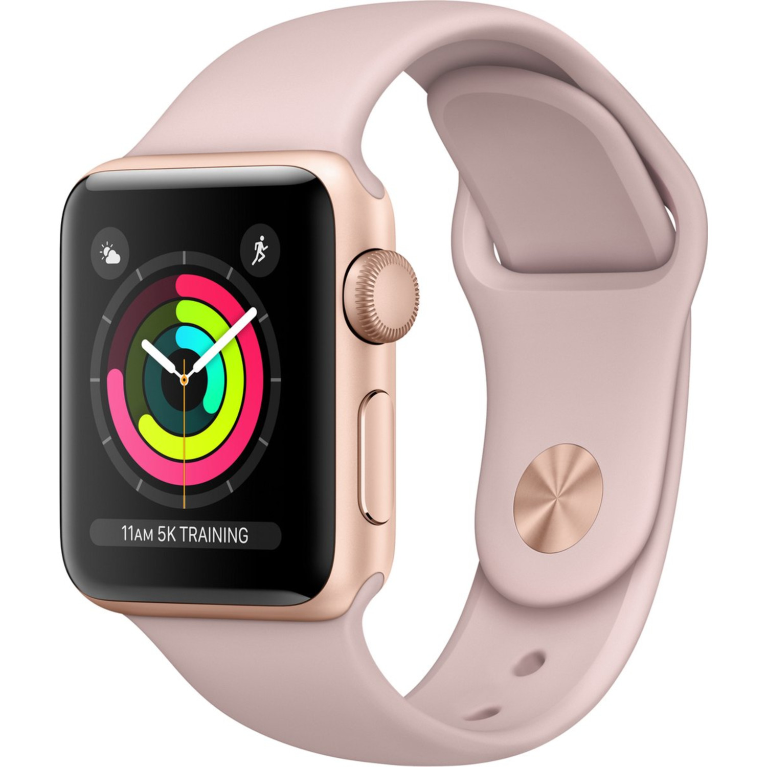 Apple Watch Series 3 42mm Gold Aluminium Refurbished B-grade - Afbeelding 3